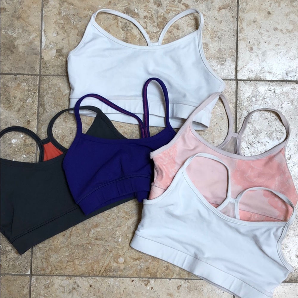 Assorted Lululemon Flow Y Bras - SIZE 4s